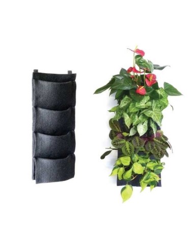 Moduli 4 Tasche Feltro | Struttura per Giardino Verticale