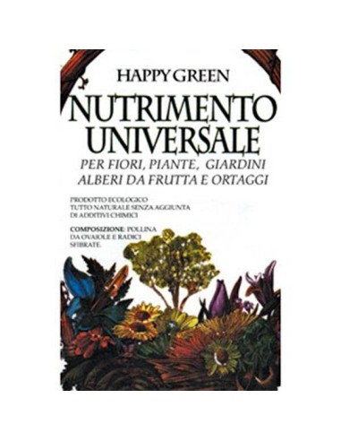 Happy Green Nutrimento Universale Pollina e Fibre Vegetali 1kg