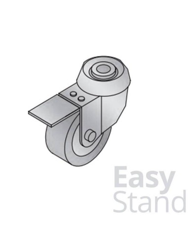 Ruota Frenata con Vite per Easy Stand