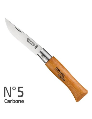 Opinel N°5 Coltello in Acciaio al Carbonio