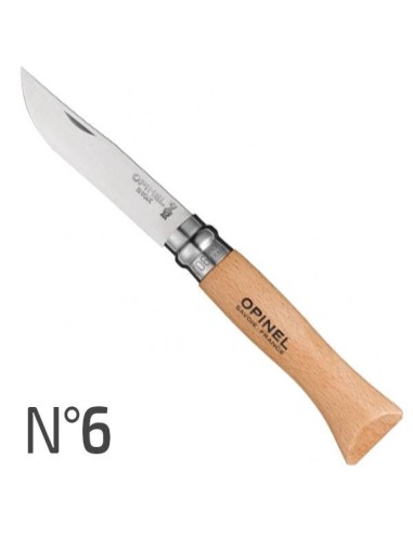 Coltello Opinel N°6 Classic Inox in Vendita Online su Idroponica.it