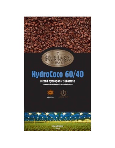 HydroCocco Mix 60/40 Gold Label Substrato 12L per Idroponica