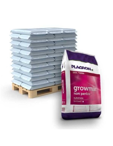 Bancale Plagron Growmix con Perlite 50L Terra (55 Sacchi)