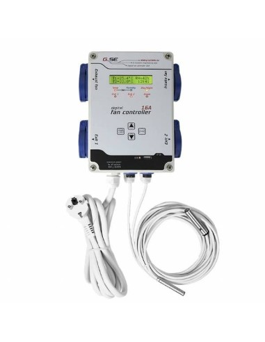 GSE Fan Controller 16A (x4 Fan) Centralina Umidità e Temperatura