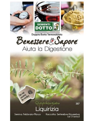 Sementi Dotto di Liquirizia Benessere & Sapore