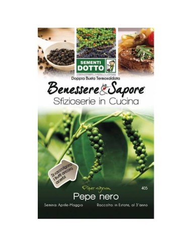 Sementi Dotto di Pepe Nero Benessere & Sapore