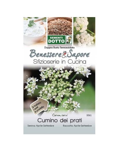 Sementi Dotto di Cumino dei Prati | Piante Officinali