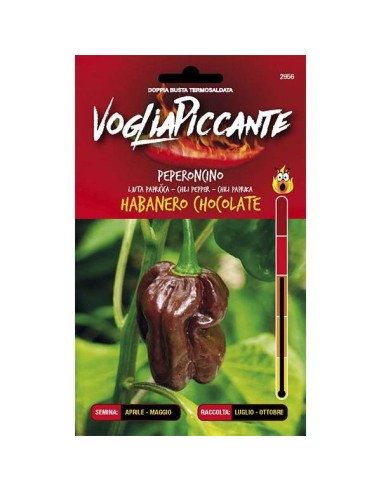 Semi di Peperoncino Piccante Habanero Chocolate