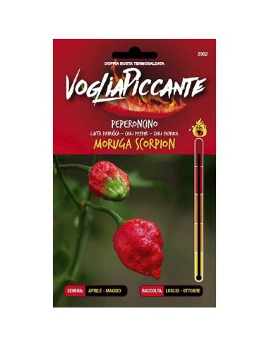 Semi di Peperoncino Piccante Moruga Scorpion