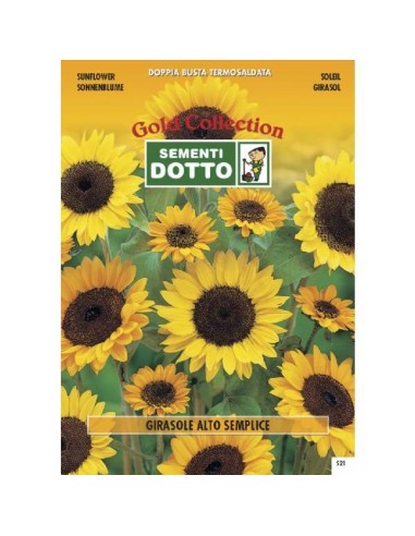 Linea Fiori Gold GIRASOLE Alto Semplice