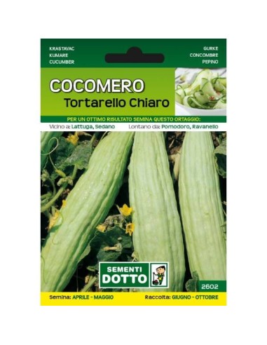 Sementi da Orto Cetriolo Cocomero Tortarello chiaro Sem. Dotto