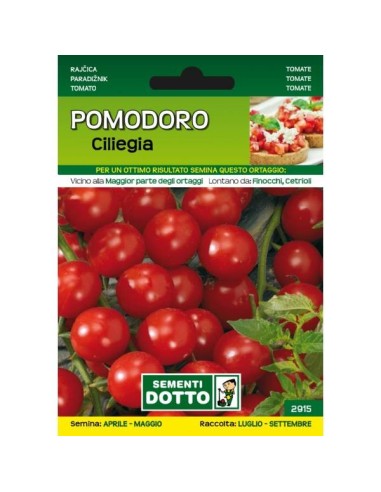 Sementi da Orto Pomodoro Ciliegia o Ciliegino Sem. Dotto