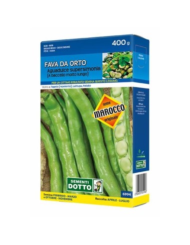 Sementi da Orto Fava da orto Aguadulce Supersimonia Sem. Dotto